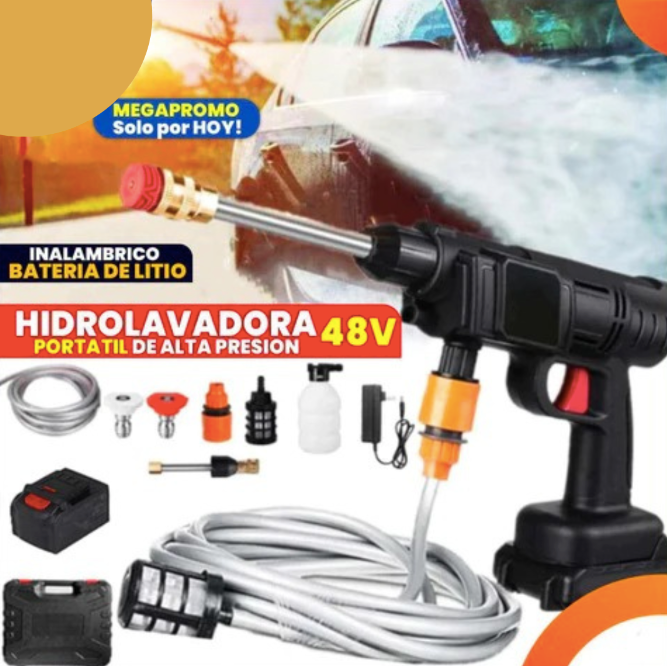 SUPER MAXLAVA - HIDROLAVADORA PORTATIL CON 2 BATERIAS