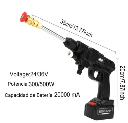 SUPER MAXLAVA - HIDROLAVADORA PORTATIL CON 2 BATERIAS